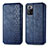 Leather Case Stands Flip Cover Holder S01D for Xiaomi Poco X3 GT 5G Blue
