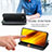 Leather Case Stands Flip Cover Holder S01D for Xiaomi Poco X3 NFC
