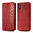 Leather Case Stands Flip Cover Holder S01D for Xiaomi Redmi 9i Red