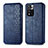 Leather Case Stands Flip Cover Holder S01D for Xiaomi Redmi Note 11 Pro+ Plus 5G Blue