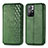 Leather Case Stands Flip Cover Holder S01D for Xiaomi Redmi Note 11S 5G Green