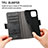 Leather Case Stands Flip Cover Holder S02D for Motorola Moto E40
