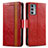 Leather Case Stands Flip Cover Holder S02D for Motorola Moto Edge 20 5G