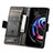 Leather Case Stands Flip Cover Holder S02D for Motorola Moto Edge 20 Pro 5G