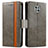 Leather Case Stands Flip Cover Holder S02D for Motorola Moto G Power (2021)