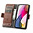 Leather Case Stands Flip Cover Holder S02D for Motorola Moto G Stylus (2021)