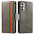 Leather Case Stands Flip Cover Holder S02D for Motorola Moto G Stylus (2022) 4G