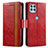 Leather Case Stands Flip Cover Holder S02D for Motorola Moto G100 5G