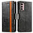 Leather Case Stands Flip Cover Holder S02D for Motorola Moto G42