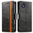 Leather Case Stands Flip Cover Holder S02D for Motorola Moto G50 5G
