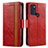 Leather Case Stands Flip Cover Holder S02D for Motorola Moto G60s