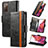 Leather Case Stands Flip Cover Holder S02D for Samsung Galaxy S20 FE (2022) 5G
