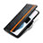 Leather Case Stands Flip Cover Holder S02D for Samsung Galaxy S21 5G