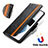 Leather Case Stands Flip Cover Holder S02D for Samsung Galaxy S21 Plus 5G