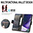 Leather Case Stands Flip Cover Holder S02D for Samsung Galaxy S21 Ultra 5G