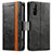 Leather Case Stands Flip Cover Holder S02D for Sony Xperia 10 III