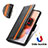 Leather Case Stands Flip Cover Holder S02D for Xiaomi Mi 12 5G