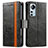 Leather Case Stands Flip Cover Holder S02D for Xiaomi Mi 12 5G Black