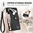 Leather Case Stands Flip Cover Holder S03D for Apple iPhone 13 Pro