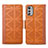 Leather Case Stands Flip Cover Holder S03D for Motorola Moto E32s