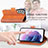 Leather Case Stands Flip Cover Holder S03D for Samsung Galaxy S21 5G