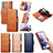 Leather Case Stands Flip Cover Holder S03D for Samsung Galaxy S21 5G