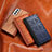 Leather Case Stands Flip Cover Holder S03D for Samsung Galaxy S21 5G