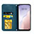 Leather Case Stands Flip Cover Holder S04D for Huawei Nova 7 SE 5G