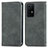 Leather Case Stands Flip Cover Holder S04D for Huawei P40 Pro Gray