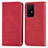 Leather Case Stands Flip Cover Holder S04D for Huawei P40 Pro Red