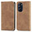 Leather Case Stands Flip Cover Holder S04D for Motorola Moto Edge 30 Pro 5G
