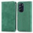 Leather Case Stands Flip Cover Holder S04D for Motorola Moto Edge 30 Pro 5G Green