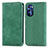 Leather Case Stands Flip Cover Holder S04D for Motorola Moto G Stylus (2022) 4G Green