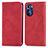 Leather Case Stands Flip Cover Holder S04D for Motorola Moto G Stylus (2022) 4G Red