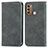 Leather Case Stands Flip Cover Holder S04D for Motorola Moto G40 Fusion