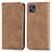 Leather Case Stands Flip Cover Holder S04D for Motorola Moto G50 5G