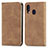 Leather Case Stands Flip Cover Holder S04D for Samsung Galaxy A40