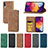 Leather Case Stands Flip Cover Holder S04D for Samsung Galaxy A50