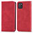 Leather Case Stands Flip Cover Holder S04D for Samsung Galaxy A81 Red