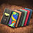 Leather Case Stands Flip Cover Holder S04D for Samsung Galaxy F52 5G
