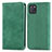Leather Case Stands Flip Cover Holder S04D for Samsung Galaxy Note 10 Lite Green