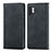 Leather Case Stands Flip Cover Holder S04D for Samsung Galaxy Note 10 Plus 5G Black