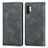 Leather Case Stands Flip Cover Holder S04D for Samsung Galaxy Note 10 Plus 5G Gray