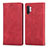 Leather Case Stands Flip Cover Holder S04D for Samsung Galaxy Note 10 Plus 5G Red