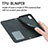 Leather Case Stands Flip Cover Holder S04D for Samsung Galaxy Note 20 5G