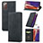 Leather Case Stands Flip Cover Holder S04D for Samsung Galaxy Note 20 5G