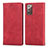 Leather Case Stands Flip Cover Holder S04D for Samsung Galaxy Note 20 5G Red