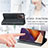 Leather Case Stands Flip Cover Holder S04D for Samsung Galaxy Note 20 Ultra 5G