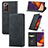 Leather Case Stands Flip Cover Holder S04D for Samsung Galaxy Note 20 Ultra 5G