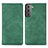 Leather Case Stands Flip Cover Holder S04D for Samsung Galaxy S21 Plus 5G Green